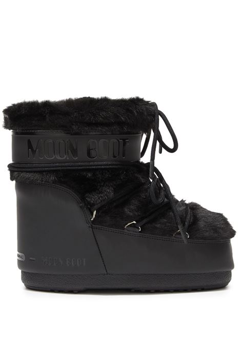 stivali icon low faux fur donna neri MOON BOOT | 80D1409390N001
